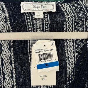 Hippie Rose blouse. Brand new with tags. Size XL